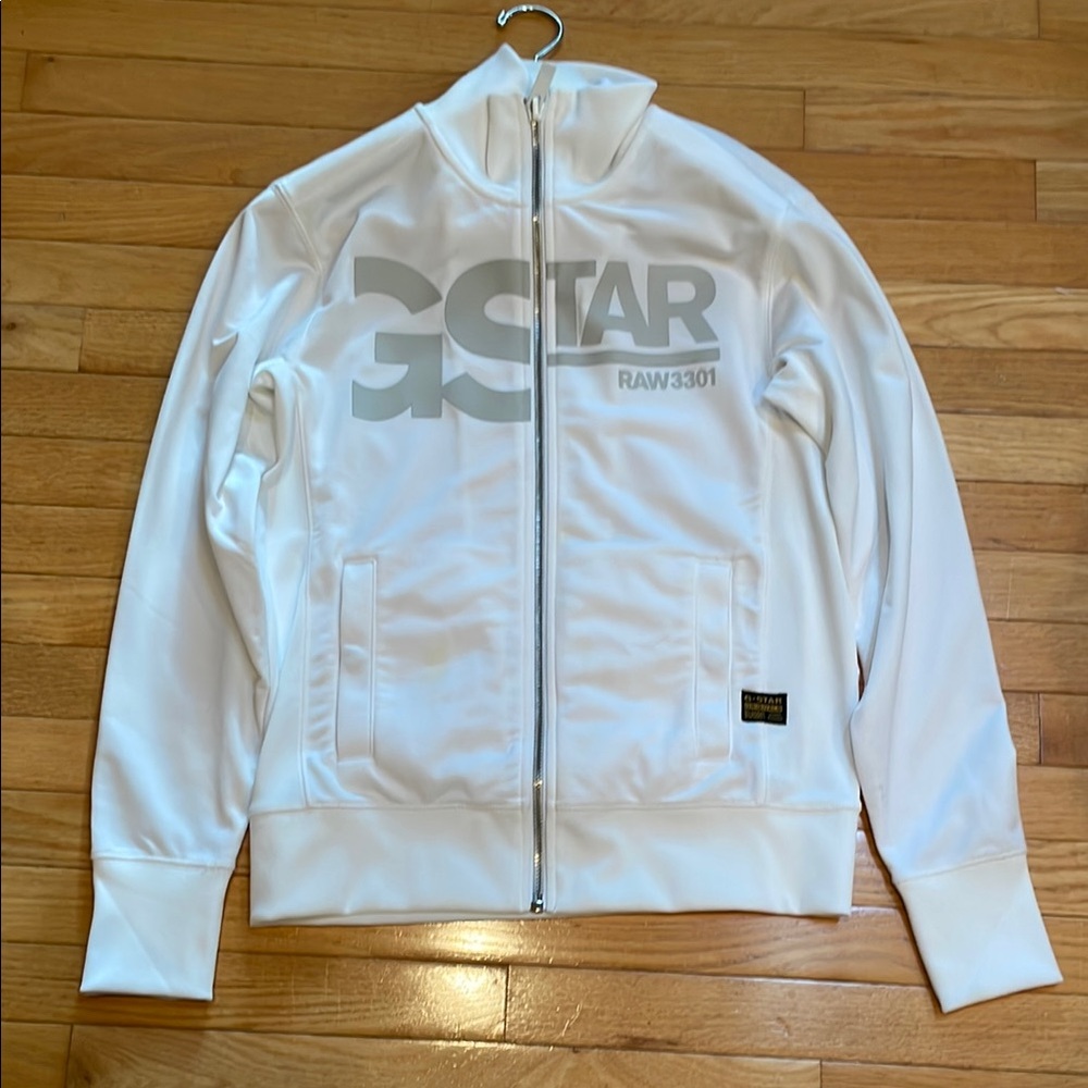 G-Star RAW White Jacket with Zip
